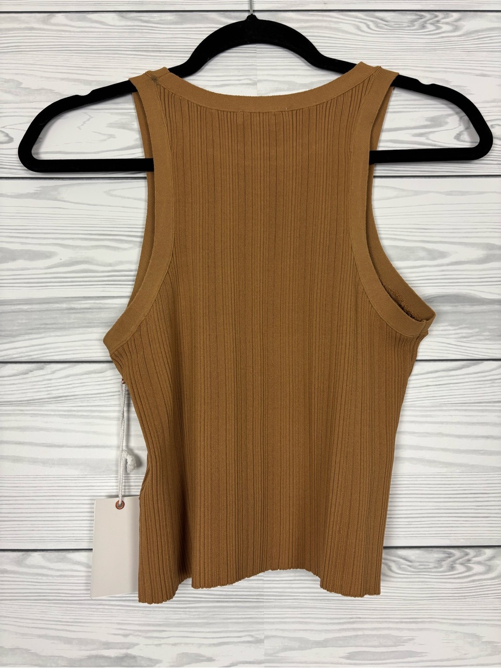 Good American ribbed crop tank canyon tan NWT size XL - Picture 7 of 7